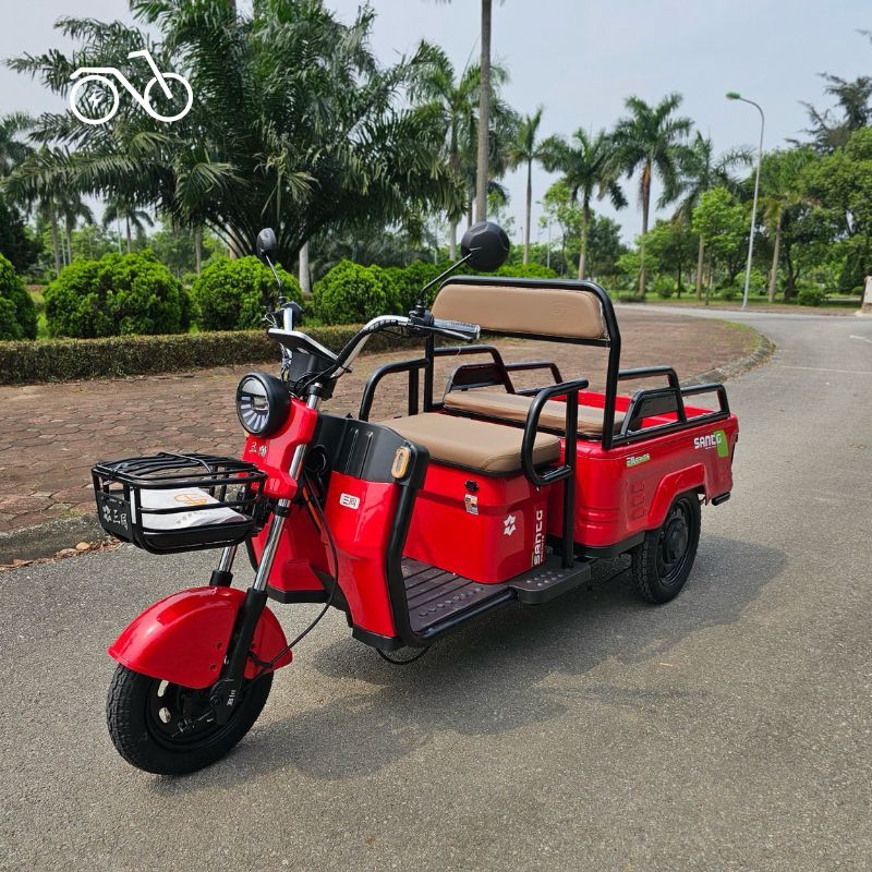 Santong X10 xe 3 bánh điện chở hàng di chuyển tiện lợi và an toàn