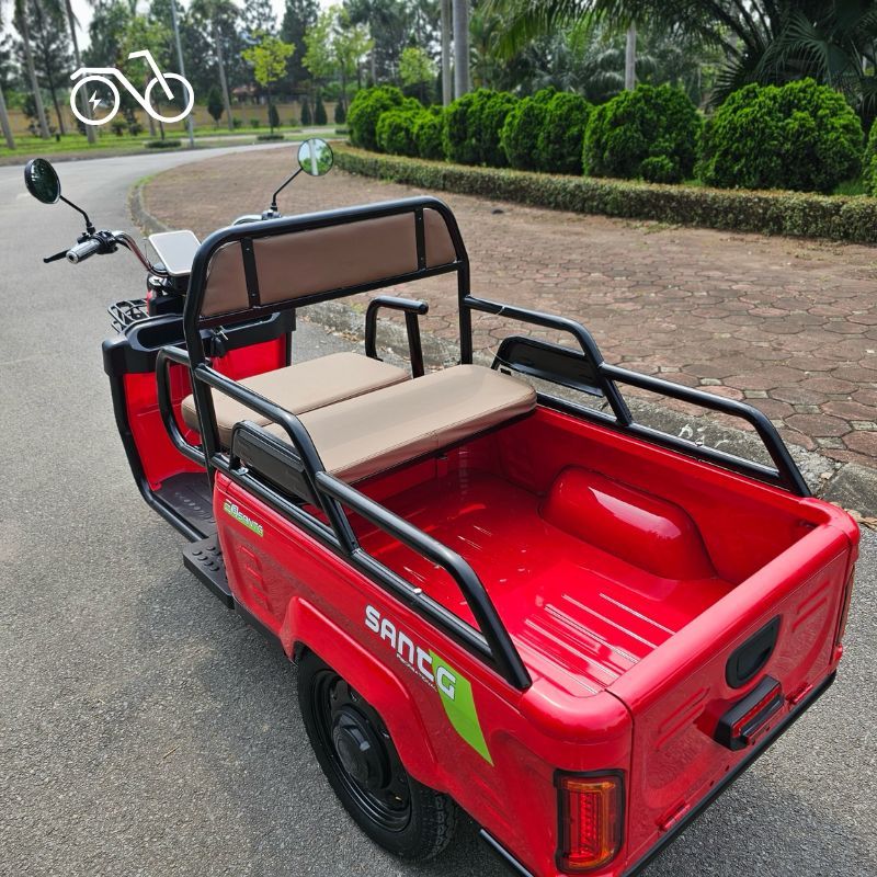 Santong X10 xe 3 bánh điện chở hàng di chuyển tiện lợi và an toàn