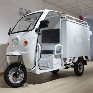 Xe điện 3 bánh chở hàng 600kg Vishiko thùng kín