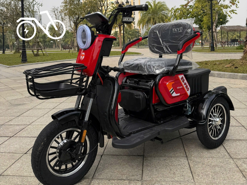 Xe 3 bánh E9 TKYO Motor - Nhỏ gọn, giao ngay toàn quốc